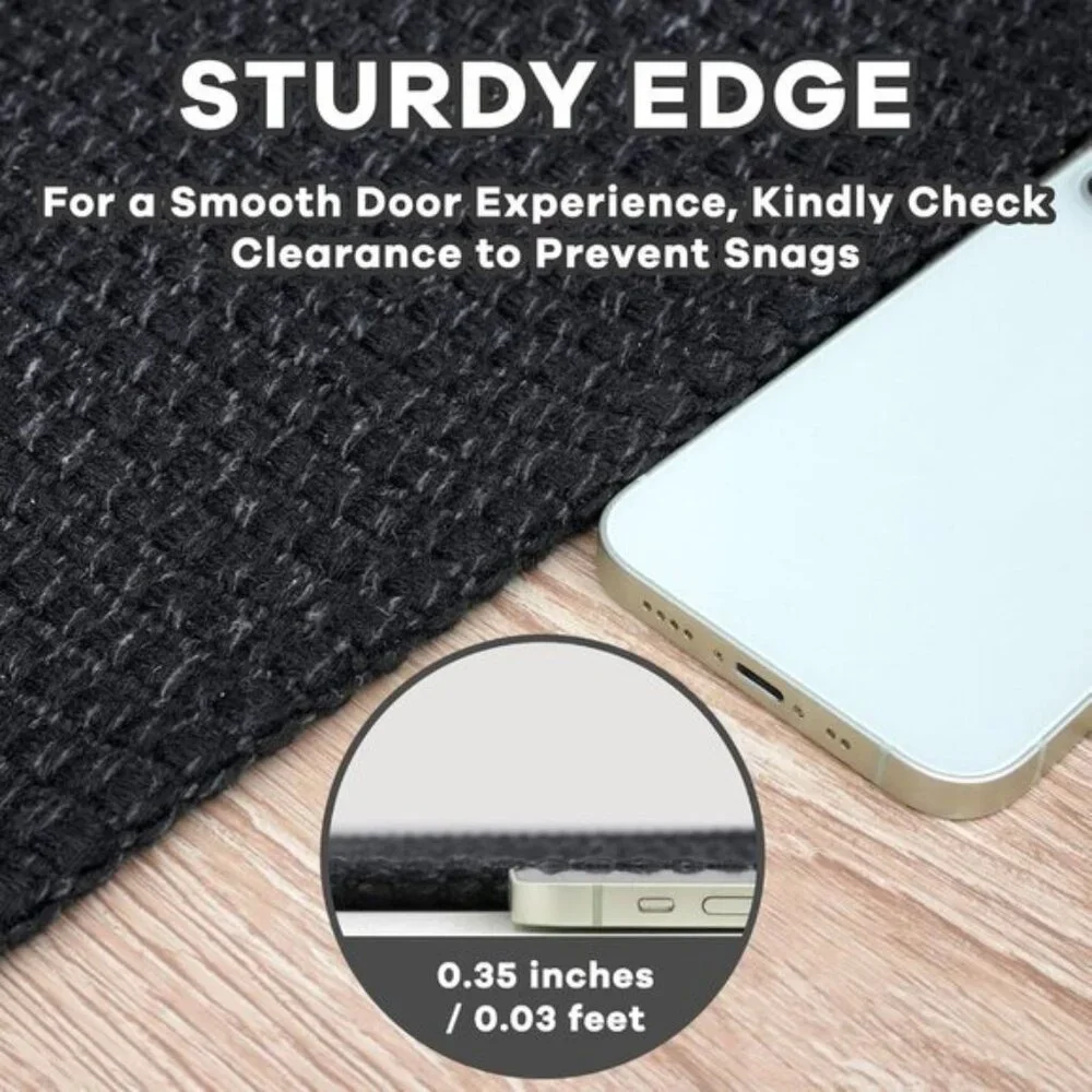 New 3x5 Woven Area Rug, Washable Non-Slip Braided Cotton Mat for Home & Entryway